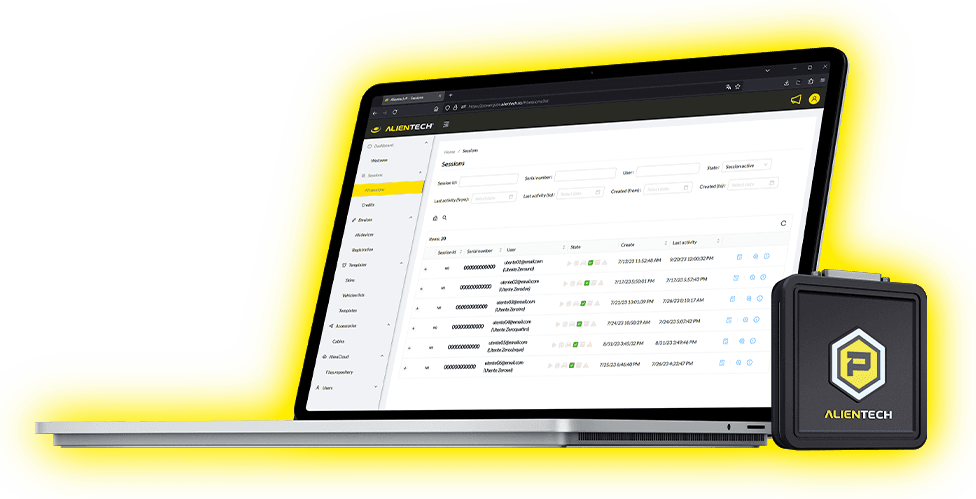 Powergate Systems showing data